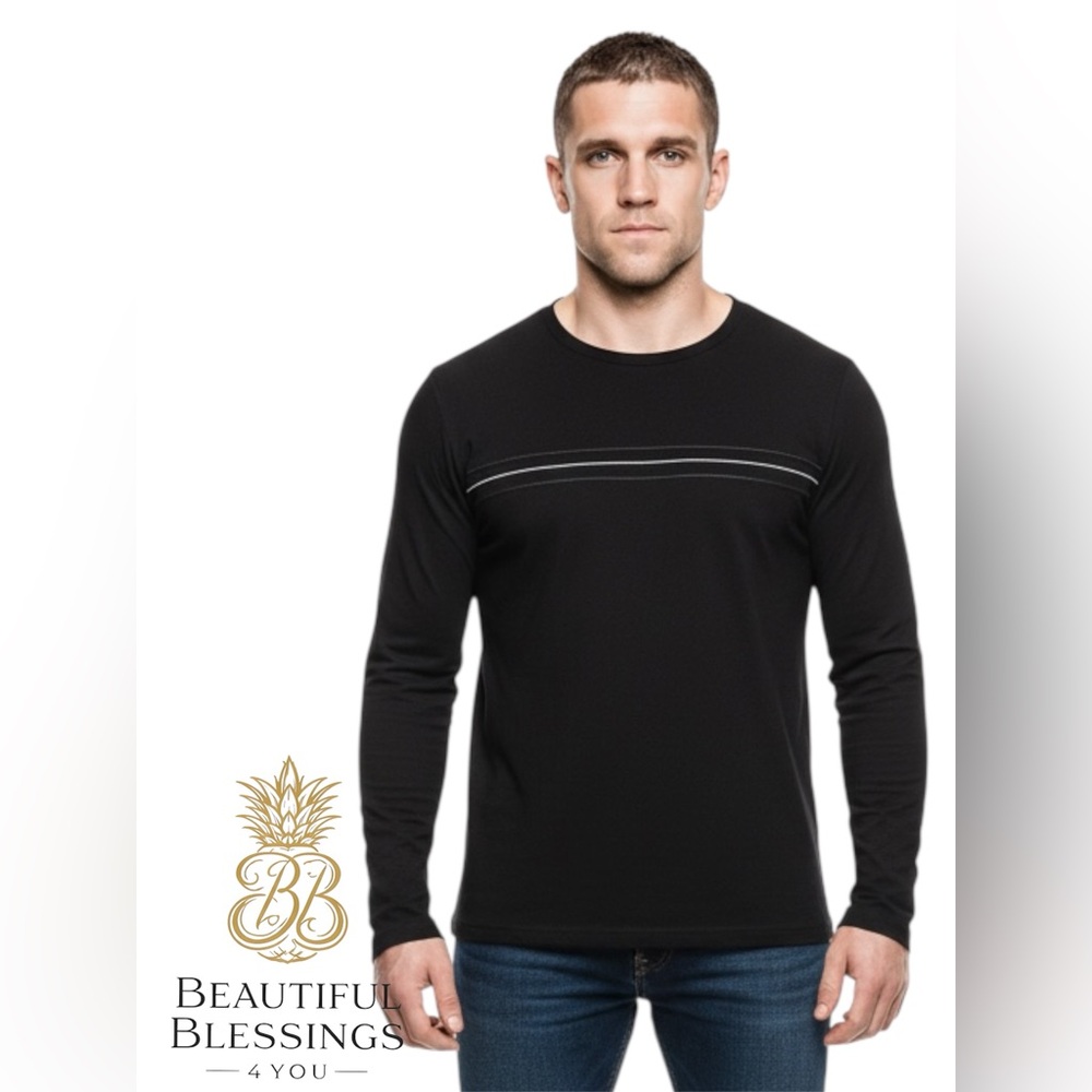 Men's Faded Glory Black Sweater - 3XL/3XG